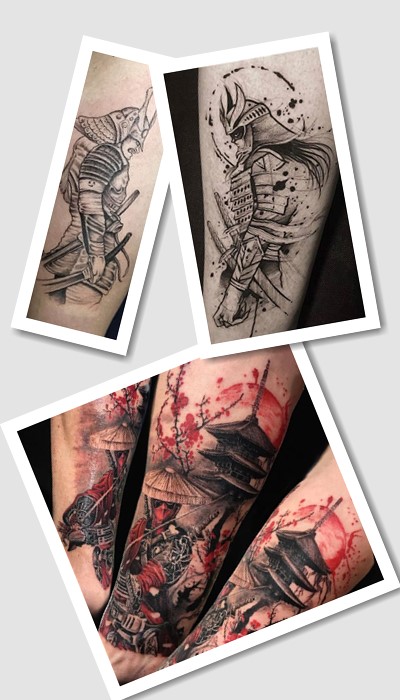 ідеї татуювання самурай