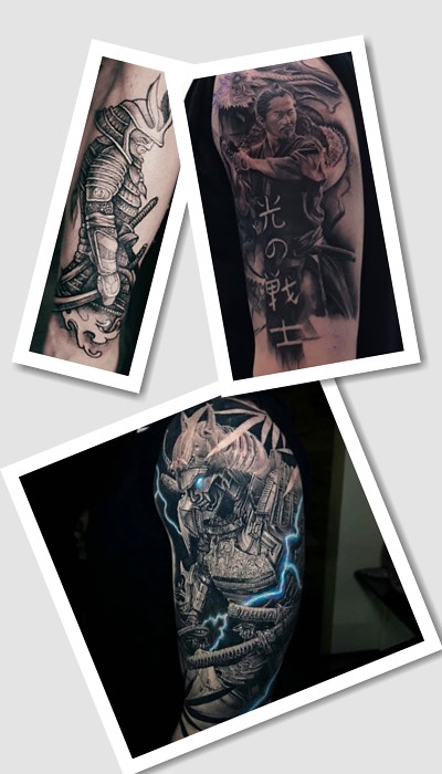 татуювання самурай у Києві