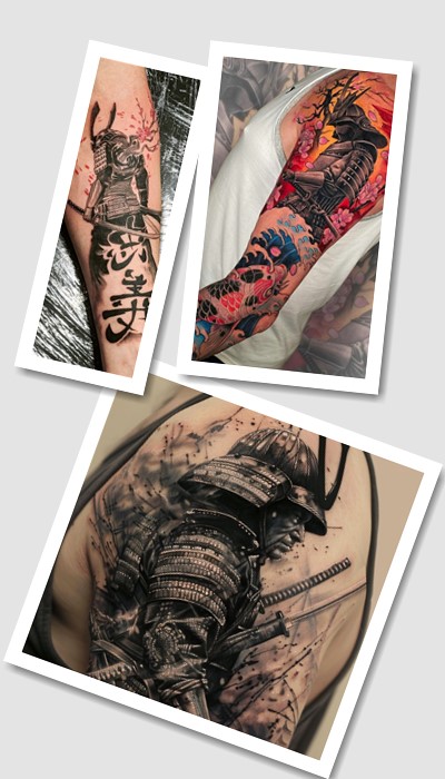 стиль тату самурай