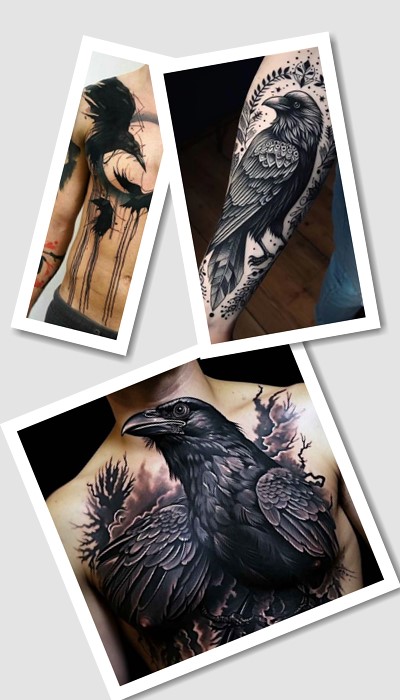 тату ворона