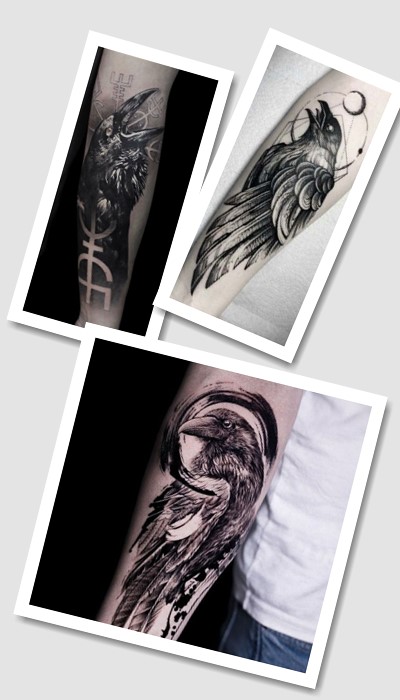 татуювання ворона