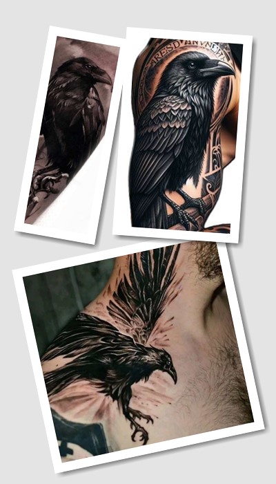 особливості татуювань ворона