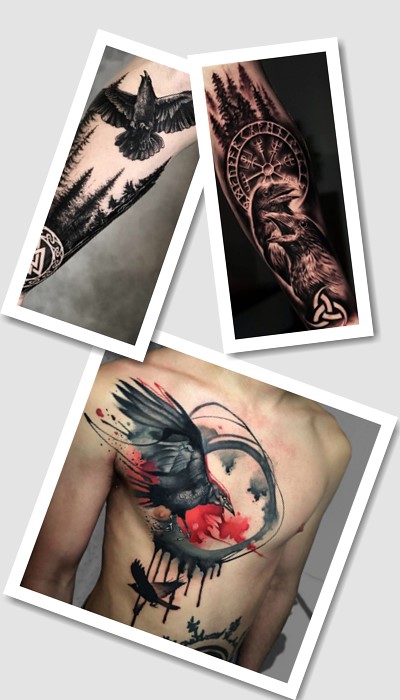 кому підійде тату ворона