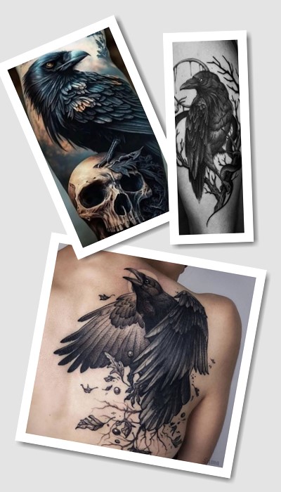 кому підійде татуювання ворона