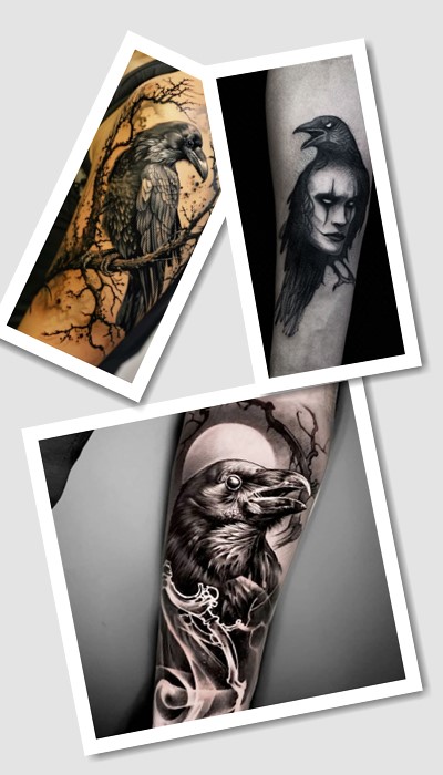ідеї татуювання ворона