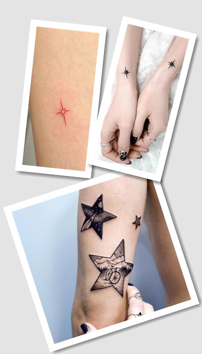 стиль татуювання зірка