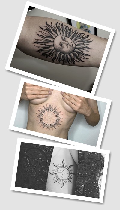 татуювання сонце у Києві