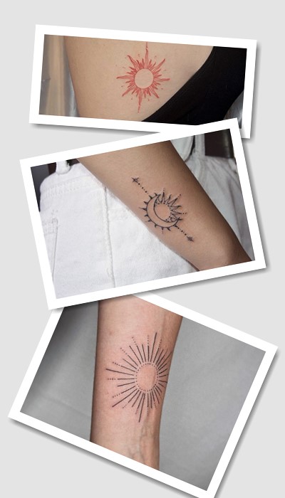 особливості татуювань сонце