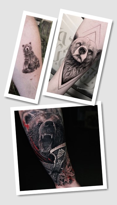 ідеї татуювання ведмідь