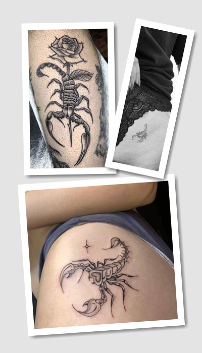 стиль татуювання скорпіон