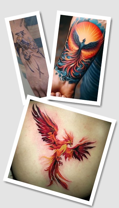 ідеї татуювання фенікс