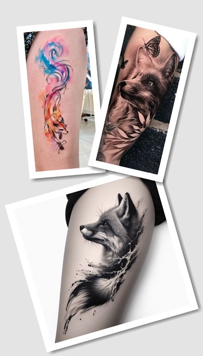 татуювання лисиця