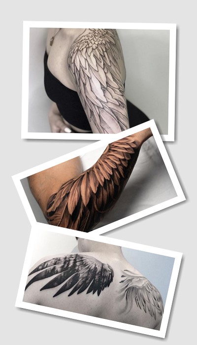 особливості тату крило