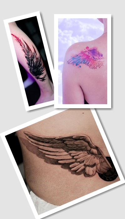 кому підійде тату крило