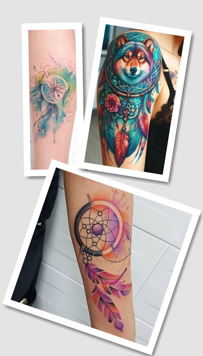 стиль тату ловець снів