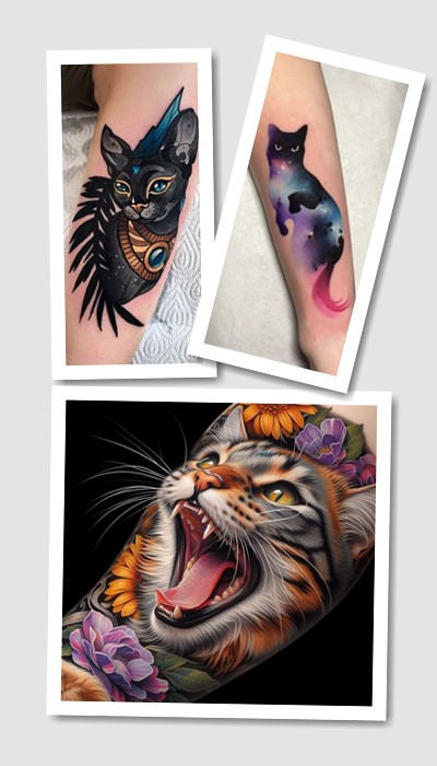 ідеї татуювання кіт