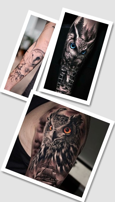 татуювання сова
