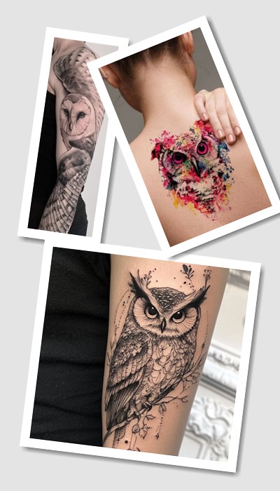 ідеї татуювання сова