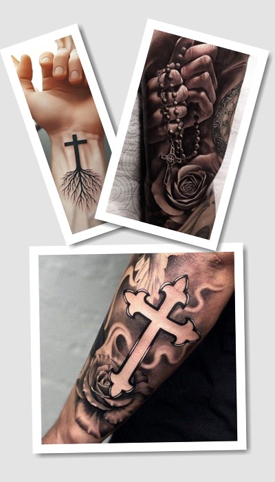 стиль татуювання хрест