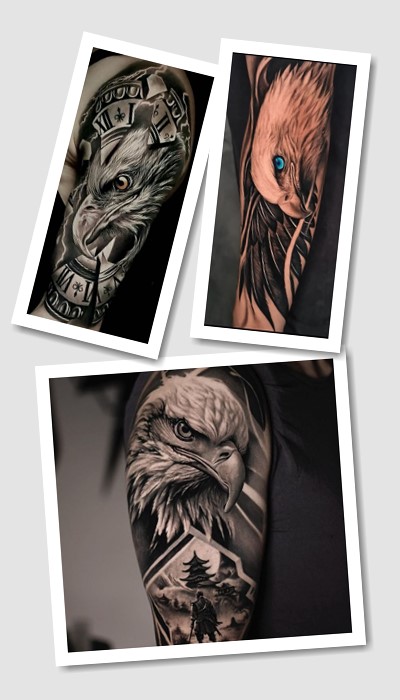 стиль татуювання Орел