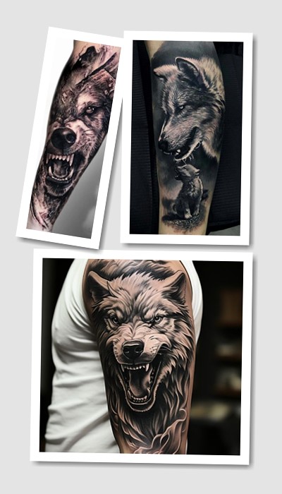 кому підійде тату Вовк