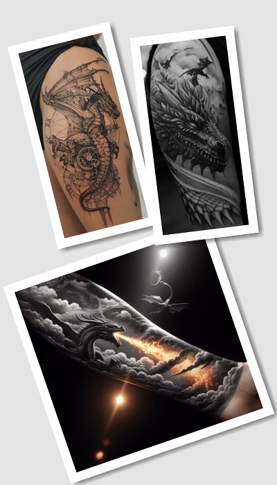 татуювання Дракон