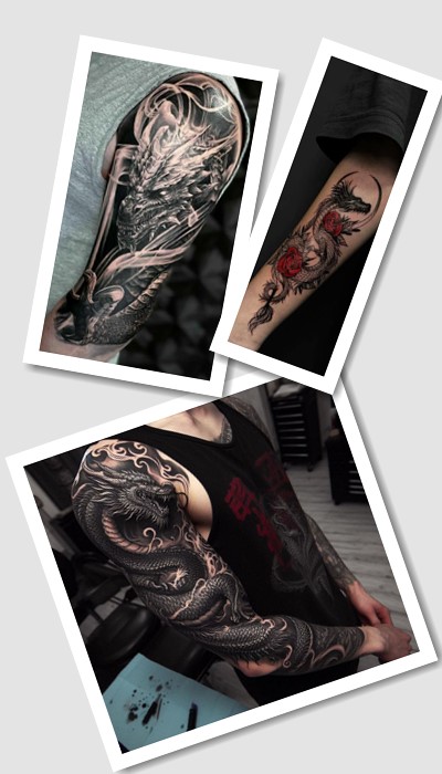 стиль татуювання Дракон