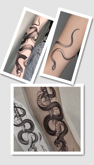 татуювання Змія
