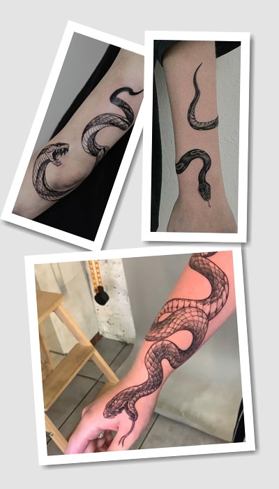 особливості татуювань Змія