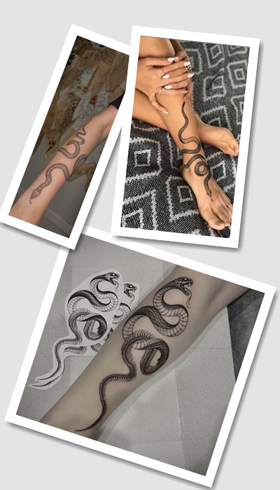 кому підійде тату Змія