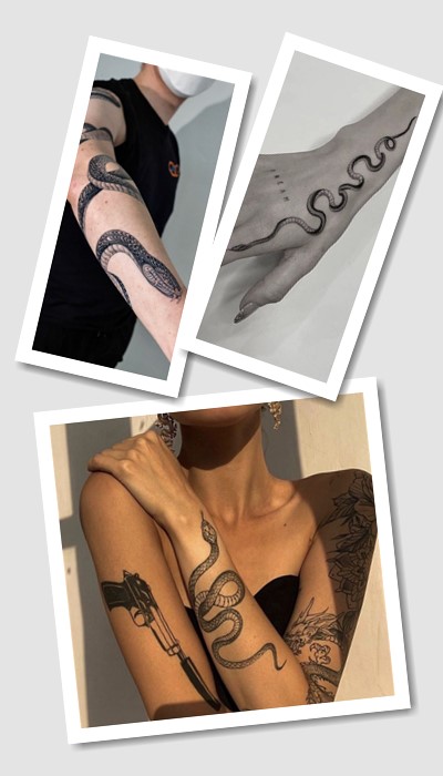 кому підійде татуювання Змія