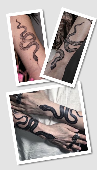 ідеї татуювання Змія