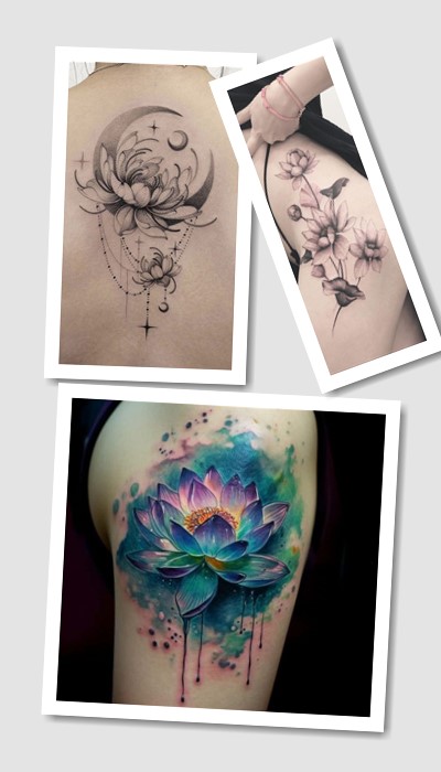 тату лотос
