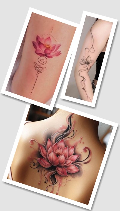 стиль татуювання Лотос