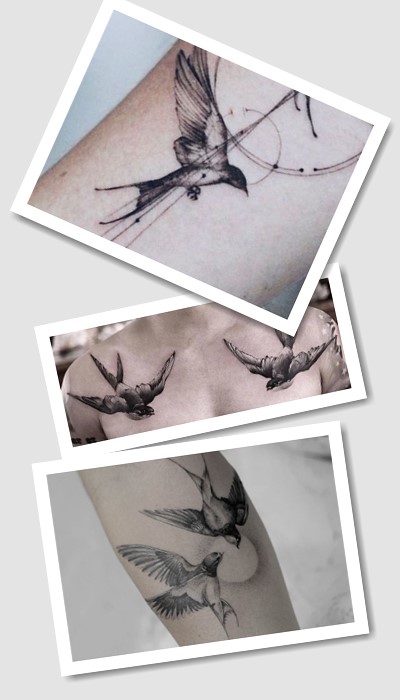 татуювання Ластівка у Києві