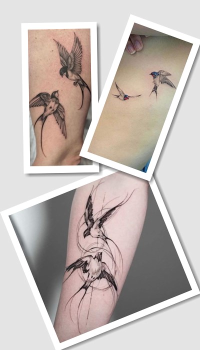 стиль тату Ластівка