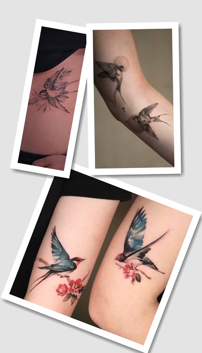 стиль татуювання Ластівка
