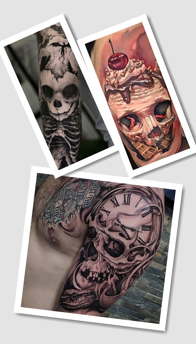 стиль тату Череп