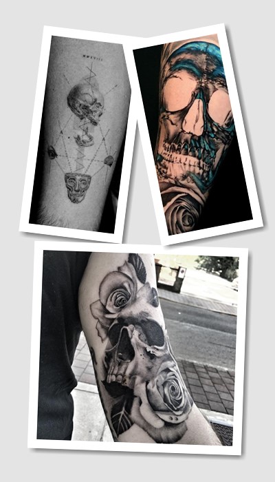 стиль татуювання Череп