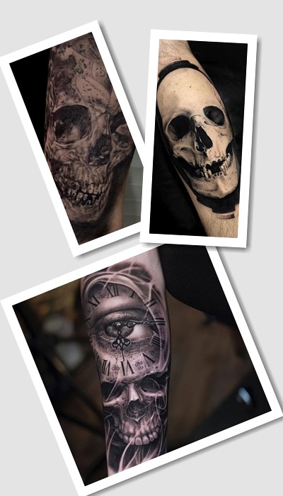 особливості тату Череп