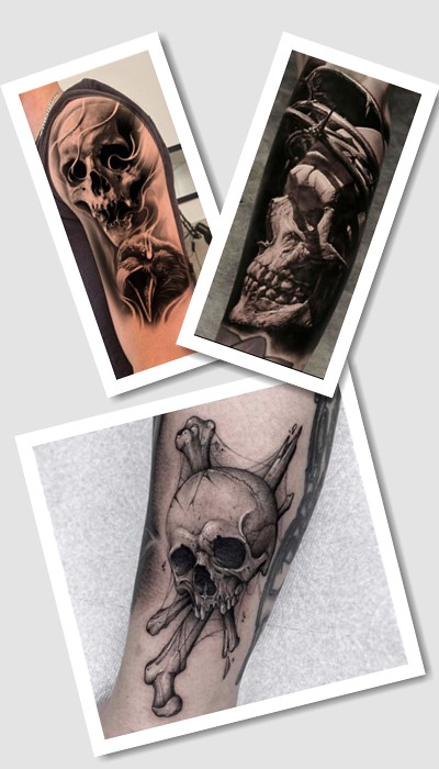 кому підійде татуювання Череп