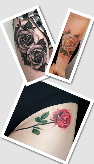 татуювання Троянда