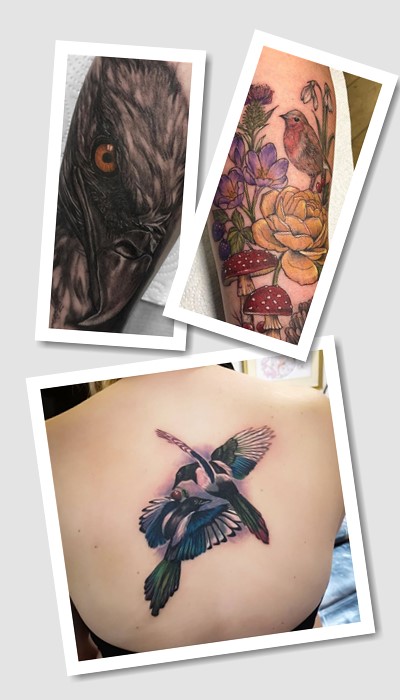 кому підійде тату Птахи