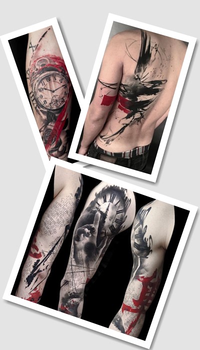 кому підійде татуювання треш полька