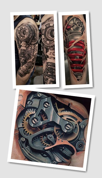 татуювання біомеханіка у Києві