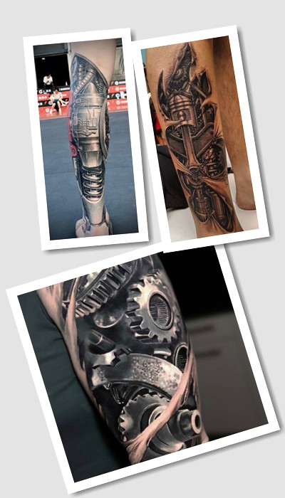 стиль тату біомеханіка