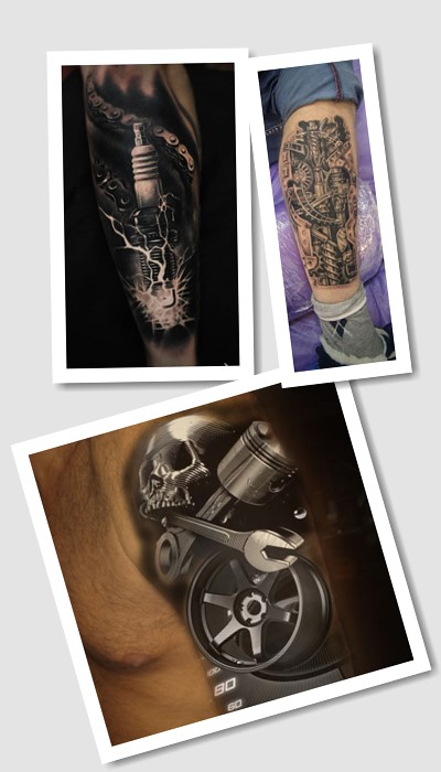 стиль татуювання біомеханіка