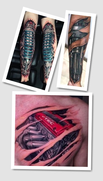 ідеї татуювання біомеханіка