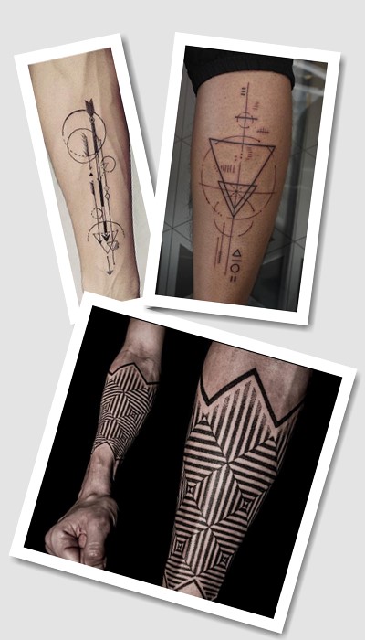 кому підійде татуювання геометрія