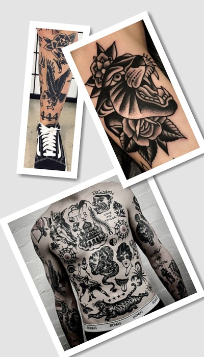 кому підійде тату олд скул